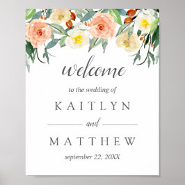 Póster Bienvenida a la colección de Bodas de Primavera Bl