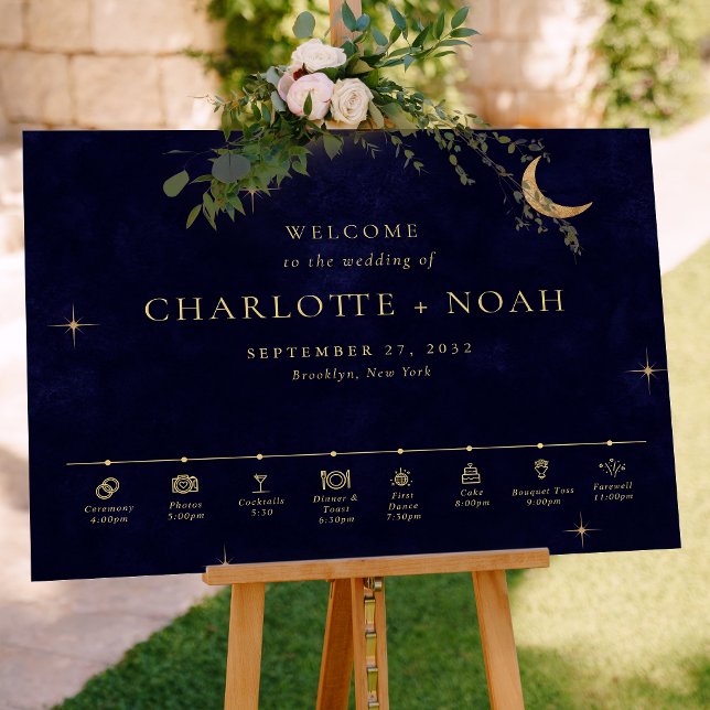 Póster Bienvenida a la Cronología de la Boda Celestial de (Subido por el creador)