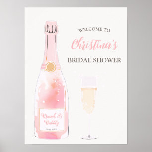 Póster Bienvenida a la Despedida de Soltera con Brunch y