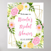 Bienvenida a la Despedida de Soltera con Flores Ro