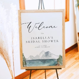 Póster Bienvenida a la Despedida de Soltera en el Lago de