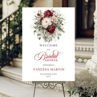 Bienvenida a la ducha de novia con flores de Marsa
