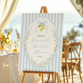 Póster Bienvenida a la ducha de novia Posey Wildflower Bl