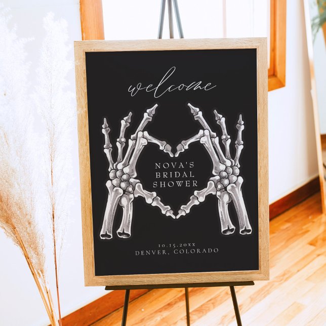 Póster Bienvenida a la ducha de novias en manos del coraz (Subido por el creador)