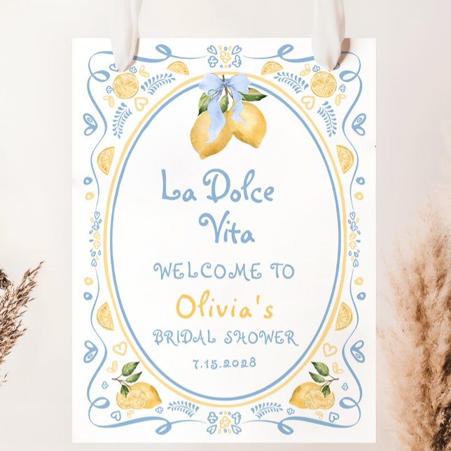 Póster Bienvenida a la ducha italiana de limón limón (Subido por el creador)