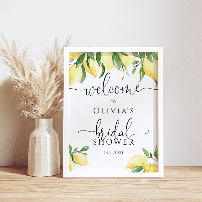 Póster Bienvenida a la elegante ducha de limón (Subido por el creador)