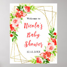 Bienvenida a la Fiesta de Baby Shower de Sandía y
