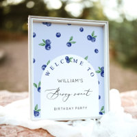 Bienvenida a la fiesta de cumpleaños Blueberry Ber