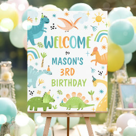 Póster Bienvenida a la fiesta de cumpleaños de Boy Blue D