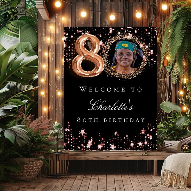 Póster Bienvenida a la fiesta de cumpleaños de la foto de (Subido por el creador)