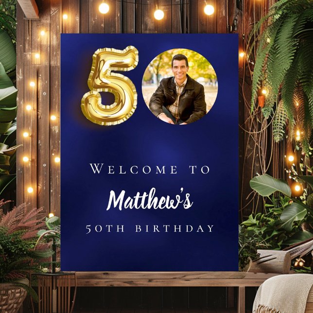 Póster Bienvenida a la fiesta de cumpleaños de la foto de (Subido por el creador)