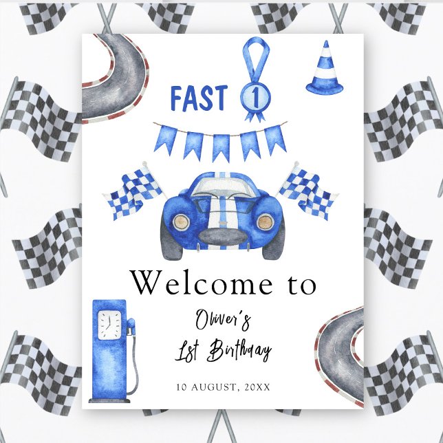 Póster Bienvenida a la fiesta de cumpleaños de la primera (Subido por el creador)