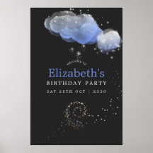 Bienvenida a la fiesta de cumpleaños de Watercolor