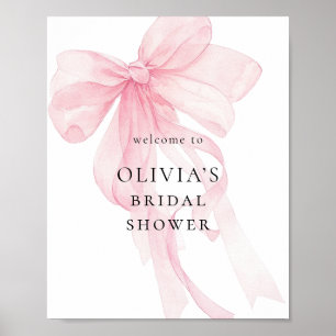 Póster Bienvenida a la Fiesta de Despedida de Soltera con