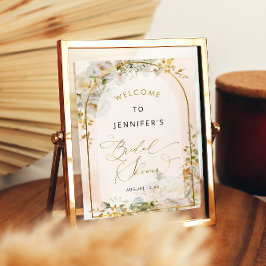 Póster Bienvenida a la Fiesta de Despedida de Soltera en 