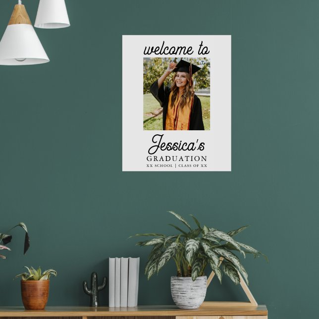 Póster Bienvenida a la fiesta de graduación (Salón 1)