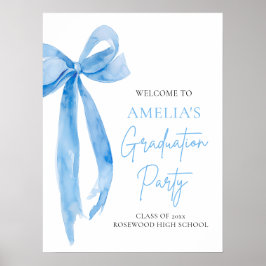 Póster Bienvenida a la fiesta de graduación de Coquette B