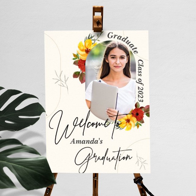 Póster Bienvenida a la fiesta de graduación fotográfica d (Subido por el creador)