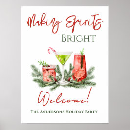 Póster Bienvenida a la Fiesta de Vacaciones Making Spirit