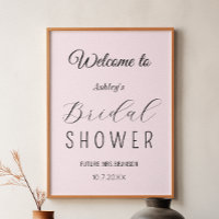 Bienvenida a la lluvia de regalos de boda Blush Ro