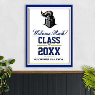 Póster Bienvenida a la Reunión de la Clase del Mascota de