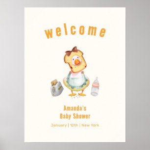 Póster Bienvenida a la tonta fiesta de brunch de Mother G
