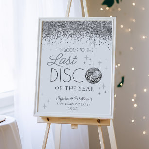Póster Bienvenida a la última disco del año en vísperas d