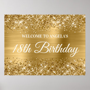 Póster Bienvenida a los 18 cumpleaños del Purpurina y Rel