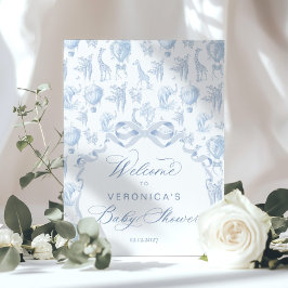 Póster Bienvenida a los animales salvajes de la isla