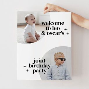 Póster Bienvenida a los Arcos de Cumpleaños de los Jóvene