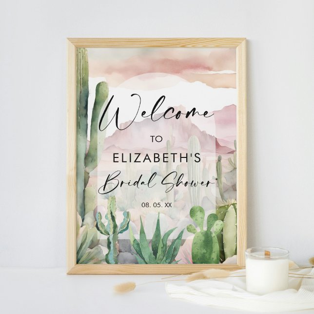 Póster Bienvenida a los cactus de la naturaleza del desie (Subido por el creador)