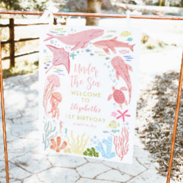 Póster Bienvenida a los Chicas de Bajo el Mar