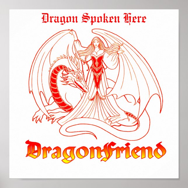 Póster Bienvenida a los dragones (Frente)