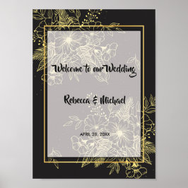 Póster Bienvenida a los Rosas de Oro