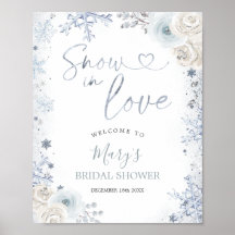 Bienvenida a novia del Snowflake en la nieve de in