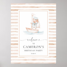 Bienvenida a Sailor Bear Tan Stripe