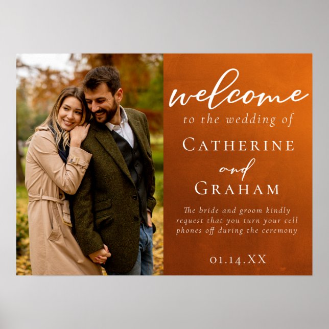 Póster Bienvenida a un Boda fotográfico ruso quemado por  (Frente)