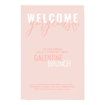 Bienvenida a un Poster Fiesta de San Valentín