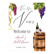 Bienvenida a Vino Antes De Vows Winery Bridal Show