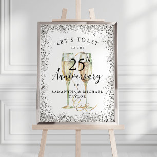 Póster Bienvenida al 25º aniversario del Boda de la Champ