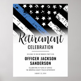 Póster Bienvenida al Fiesta de Retiro de la Policía Encar