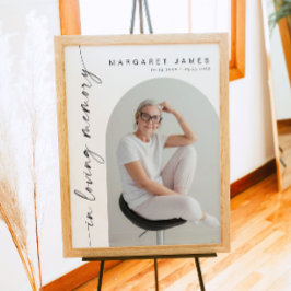 Póster Bienvenida al funeral conmemorativo del BLAIR Boho