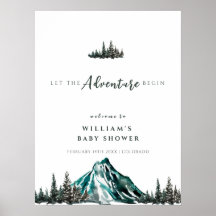 Bienvenida Baby Shower en Adventure Begin Mountain