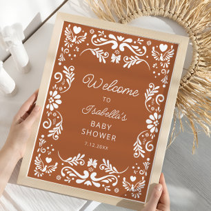 Póster Bienvenida Baby Shower en México