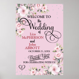 Póster Bienvenida boda