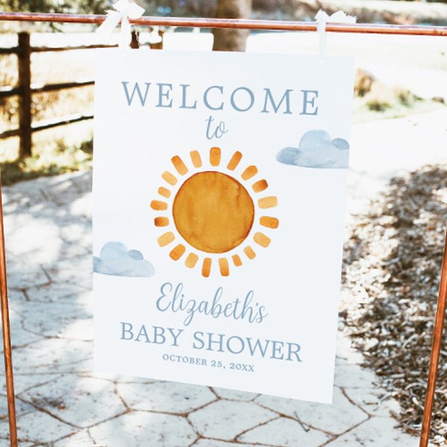 Póster Bienvenida de Baby Shower Sunshine (Subido por el creador)