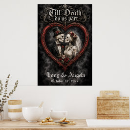 Póster Bienvenida de Boda Hasta que la Muerte nos Separe