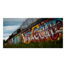 Bienvenida de color | Mural | Arte callejero | Chi