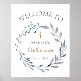 Póster Bienvenida de confirmación