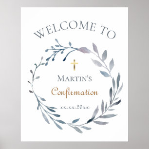 Póster Bienvenida de confirmación